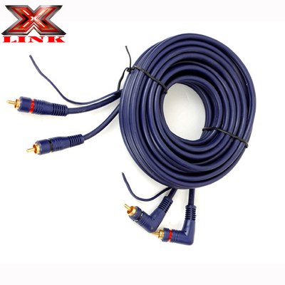 Otomatik RCA Ses Kablosu Y Adaptörü 0ft PVC yalıtım malzemesi ile kalkanlı RCA kabloları