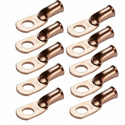 1/0 AWG Tünelmiş Bakır Lugs Ring Terminals Connectors With Heat Shrink
