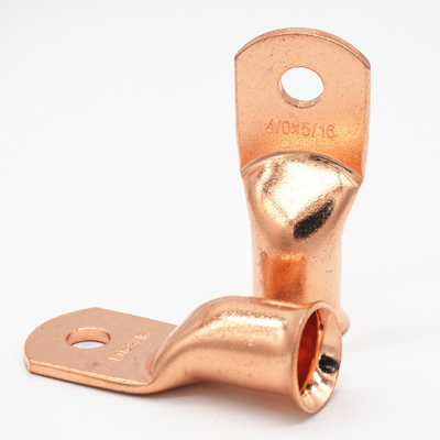 1/0 AWG Tünelmiş Bakır Lugs Ring Terminals Connectors With Heat Shrink