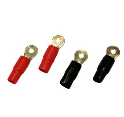 1/0 AWG Tünelmiş Bakır Lugs Ring Terminals Connectors With Heat Shrink