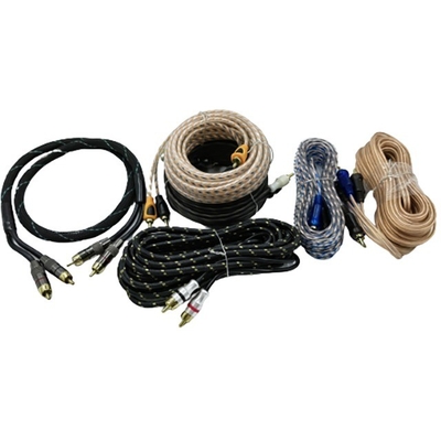 5.5mm Dış Diametresi PVC Ceketli Araba Ses RCA Kablosu 2M-2M Yüksek Performans için