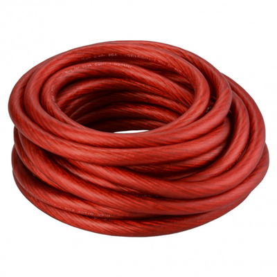 SAEJ 1128 Stinger True Gauge 1/0 AWG Performans için Dönüştürülmüş OFC Araba Ses Gücü Kablosu
