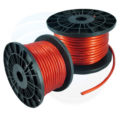 SAEJ 1128 Stinger True Gauge 1/0 AWG Performans için Dönüştürülmüş OFC Araba Ses Gücü Kablosu