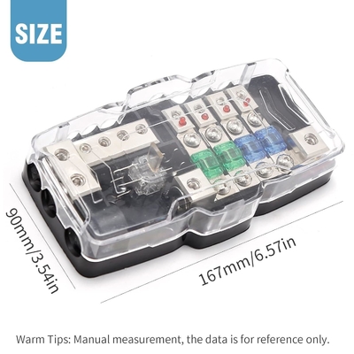 0 awg 12V Çok fonksiyonel Mini ANL Sigorta Kutusu Araçlar İçin Dağıtım Bloku