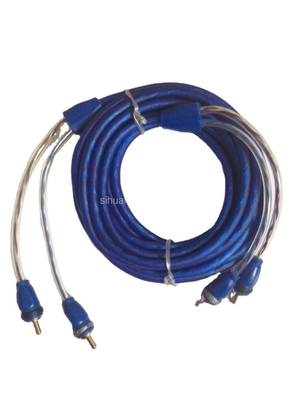 Yumuşak PVC Ceket Bakır RCA Kablosu Herhangi Bir Renkte OFC Yöneticiyle