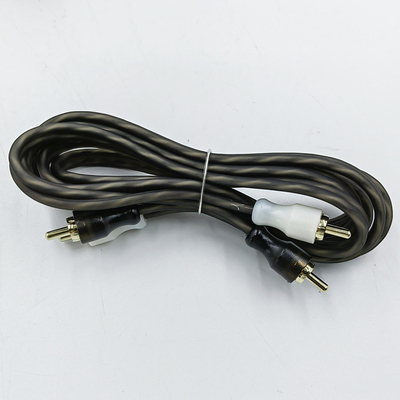 Yumuşak PVC Ceket Bakır RCA Kablosu Herhangi Bir Renkte OFC Yöneticiyle