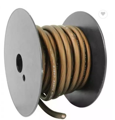 CCA Kondüktörü 50 Feet FLEXIBLE JACKET Real 1/0 Gauge Amplifier Güç / Yer Kablosu Rolü