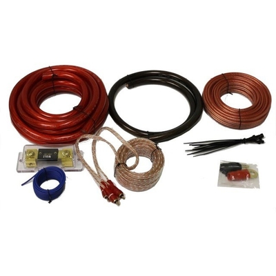 PVC Ceket 0 4 8 10awg Gauge Otomobil Amp Amplifier Kablolama Kiti RCA Bağlantı Tipi
