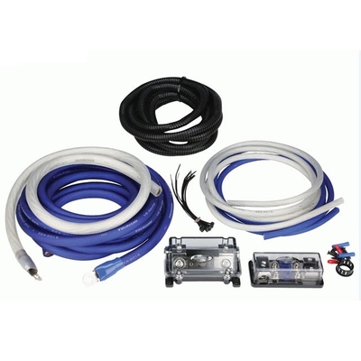 PVC Ceket 0 4 8 10awg Gauge Otomobil Amp Amplifier Kablolama Kiti RCA Bağlantı Tipi