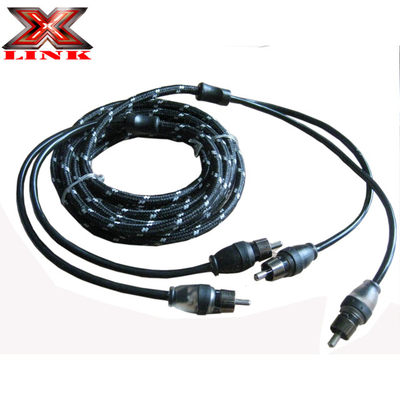 PVC Ceket RCA Kablosu Avtomobil Ses ve Ev Ses Amplifikatörü