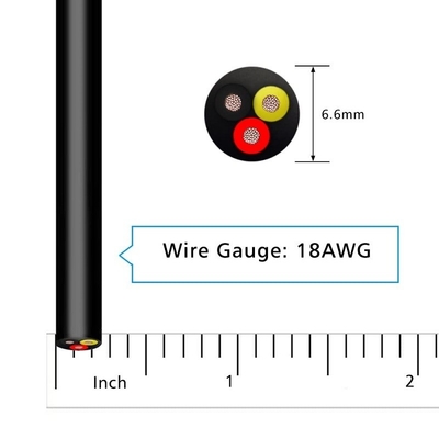 Çok yönlü 14 AWG Düşük Voltajlı LED Işıklandırma ve Otomobil için PVC İzole Bakır Tel