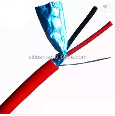 14 16 AWG 2/C 4/C Katı %100 Bakır EWCS FPLP Plenum Rated Shielded Fire Alarm Cable