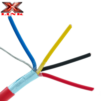Güvenli yangın tespiti için 2*1.5mm silikon kauçuk yangın alarm kablosu