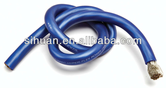 PVC Ceket OFC CCA 2/0awg 1/0awg 2awg 4awg PVC yalıtımlı araba ses amplifikatörü güç kablosu
