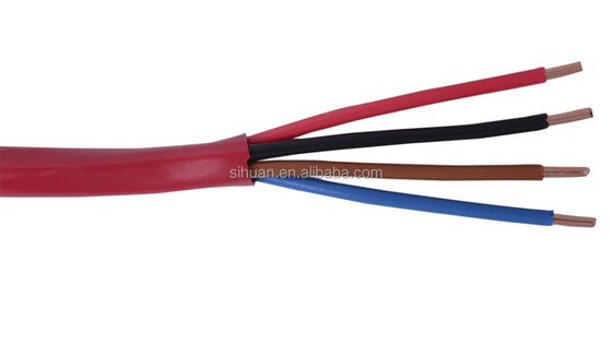 CE sertifikalı yangın alarm kablosu 2c 4c 6c 1.5mm2 2.5mm2 0.80mm çıplak bakır tel