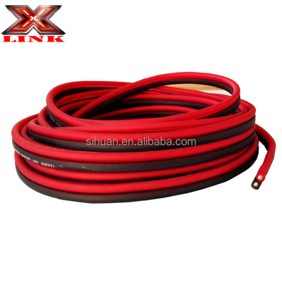 Yumuşak PVC Ceket Süper Flex Mavi / Siyah Hoparlör Kablosu
