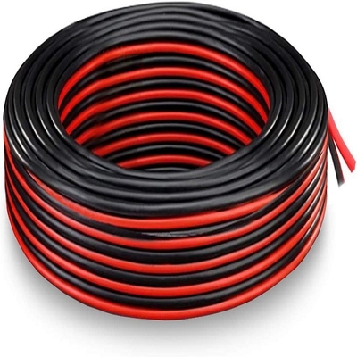 Esnek Tel Ext 2pin 2 Renkli Kırmızı Siyah LED Şeritleri için Kablo Genişletme Elektrikli Tel