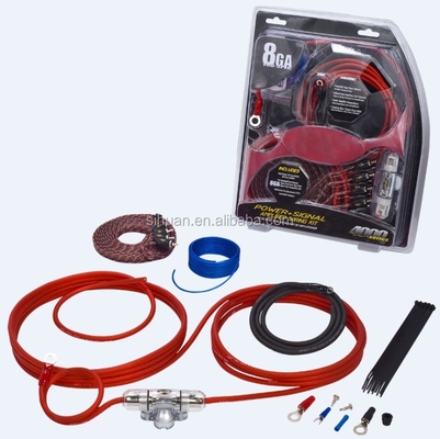 Sesinizi Optimize edin 4gauge Araç Ses Kablolama Kits Altın Bağlantı ve Özel Dış Diametresi ile