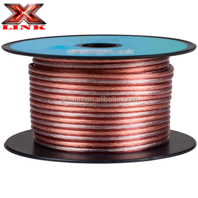 Professional Grade 16 Gauge CCA OFC PVC ceketli tel kırmızı ve siyah renkte