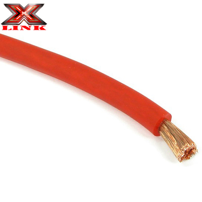 1/0 2 4 6 8 10 AWG Renkler Otomobil Gücü Elektrikli Birincil Kablo Kablo PVC Ceket