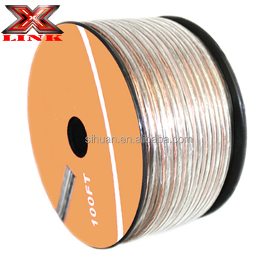 Professional Grade 16 Gauge CCA OFC PVC ceketli tel kırmızı ve siyah renkte