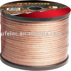 Korunmasız Şeffaf Hoparlör Kablosu 3.0x6.0mm Dış Diametresi Olağanüstü Ses için