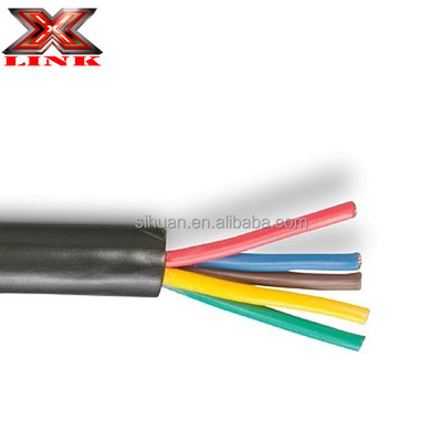 14 Ölçüm Çizgili pvc esnek kablo Düşük Voltajlı LED Kablo 10 12 14 16 18 Ölçüm