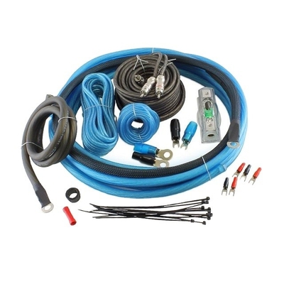 Araç Amplifier Kablolama Kurulum Kitleri için Kadın-Kadın Ses Kabloları ve 4GA RCA Kablosu