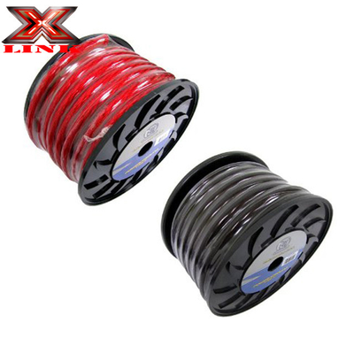 8mm 16mm Yumuşak PVC Ceket Bakır İletici Güç Kablosu Düşük Voltajlı Araba Sesleri için