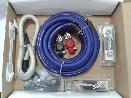 Araç Amplifier Kablolama Kurulum Kitleri için Kadın-Kadın Ses Kabloları ve 4GA RCA Kablosu