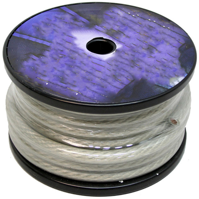 SAE J1128 Standart 8AWG Şeffaf Kırmızı Araç Ses Gücü Kablosu ISO9001 Sertifikasıyla