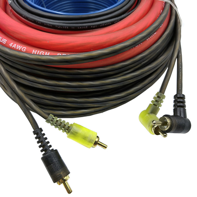 İzole edilmiş PVC 8AWG Araç Ses Güçlendirici Kablo Kütesi