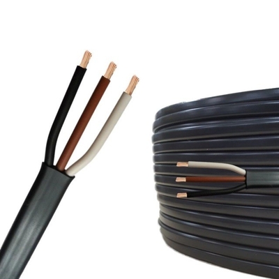 PVC yalıtımlı römork kabloları 14 kalibre 2 ışık ve fren sistemi için kablo