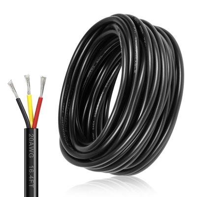 14 Gauge 2 İletkenler 4 İletkenler Siyah veya Beyaz Ev Aydınlatması için Elektrikli Tel