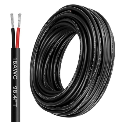 14 Gauge 2 İletkenler 4 İletkenler Siyah veya Beyaz Ev Aydınlatması için Elektrikli Tel