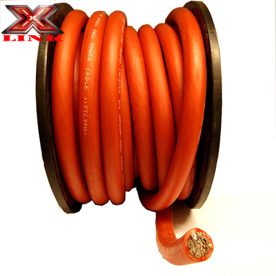 PVC Ceket 4 AWG OFC Araba Ses Gücü Kablosu Herhangi Bir Renk Full US Specification CEA-2015 Uyumlu