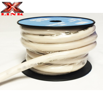 PVC Ceket 4 AWG OFC Araba Ses Gücü Kablosu Herhangi Bir Renk Full US Specification CEA-2015 Uyumlu