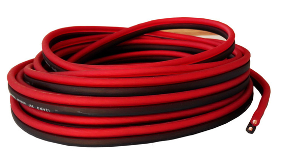 Açık PVC Ceket 14AWG esnek hoparlör kablosu Ev ve Araba Hoparlörleri için 200 feet / 60.9 metre