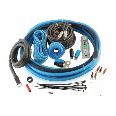 Ses PVC yalıtım 4ga ofc amp kit Bakır güç güçlendirici kablolar kablolar