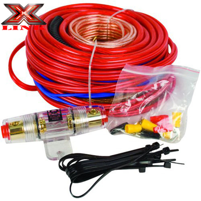 Düşük Voltajlı Stranded Conductor 8ga 4ga 0ga 2ga Amplifier Kablolama Kits