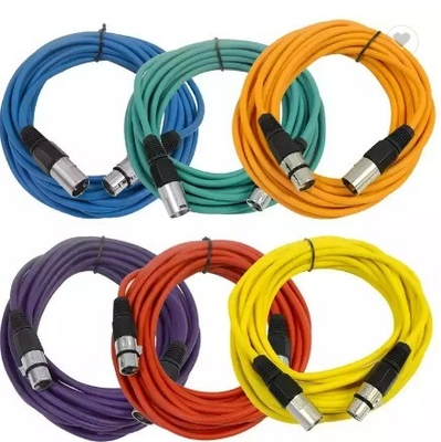 1/4 Inch Audio XLR Enstrüman Kablosu Bas Elektrik Gitarı için Doğrudan Sağ Köşeye