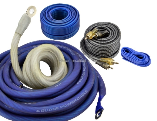 2 kalibreli yalıtımlı araba stereo amplifikatörü kablosu PVC yalıtım malzemesi ile