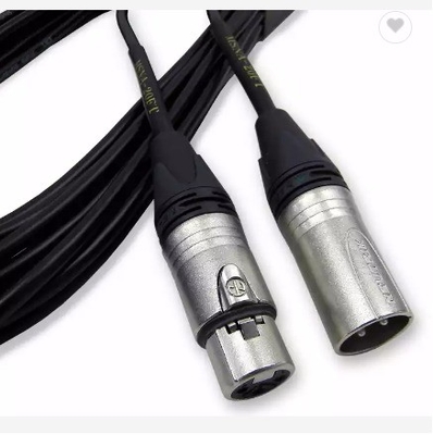 24AWG PVC yalıtım XLR DMX mikrofon radyo istasyonu ve hoparlör sistemleri için kablo