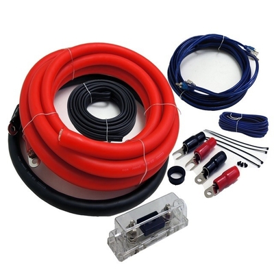 2 kalibreli yalıtımlı araba stereo amplifikatörü kablosu PVC yalıtım malzemesi ile