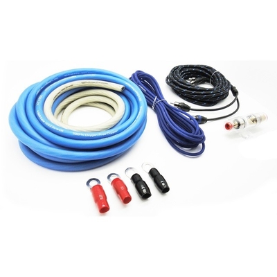 2 kalibreli yalıtımlı araba stereo amplifikatörü kablosu PVC yalıtım malzemesi ile