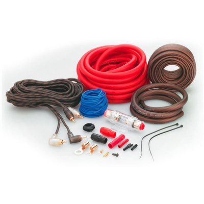 2 kalibreli yalıtımlı araba stereo amplifikatörü kablosu PVC yalıtım malzemesi ile