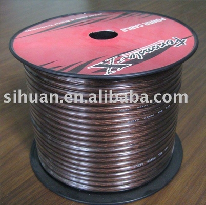 1/0 AWG Ölçüm Araç Ses Güç Kablosu Güç dağıtım için bakır kaplı alüminyum iletken