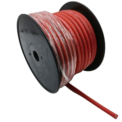 Araba Ses Gücü Kablosu 1/0 AWG GA Gauge Araç Zemini için Esnek Şeffaf PVC Ceket