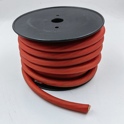 Araba Ses Gücü Kablosu 1/0 AWG GA Gauge Araç Zemini için Esnek Şeffaf PVC Ceket