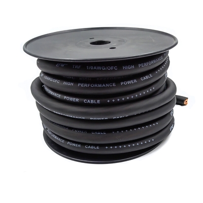 1/0 AWG Oversize Gauge 4/0 GA Araç Ses OFC Güç Kablosu Yumuşak Dokunma Esnek PVC Ceket